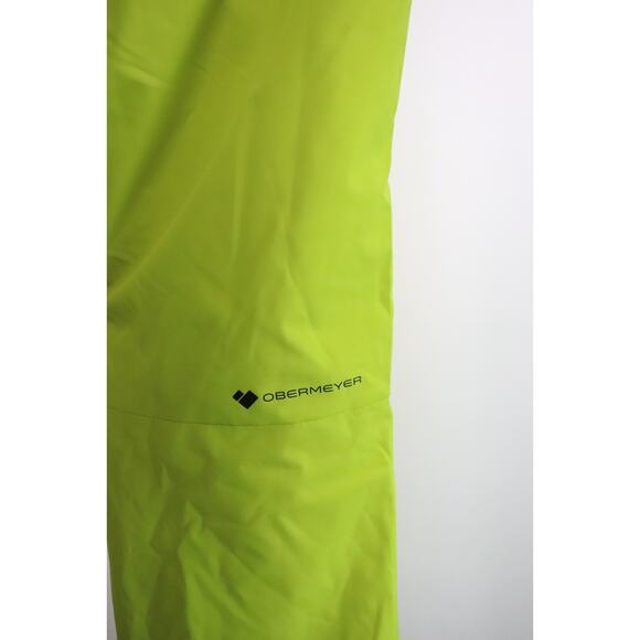 Obermeyer Mens Plus Force Pants Snow Ski Boarding Spark Yellow XL NWT $229 Read - Picture 7 of 10